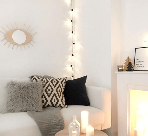 luz hogar decoración natural artificial blanca